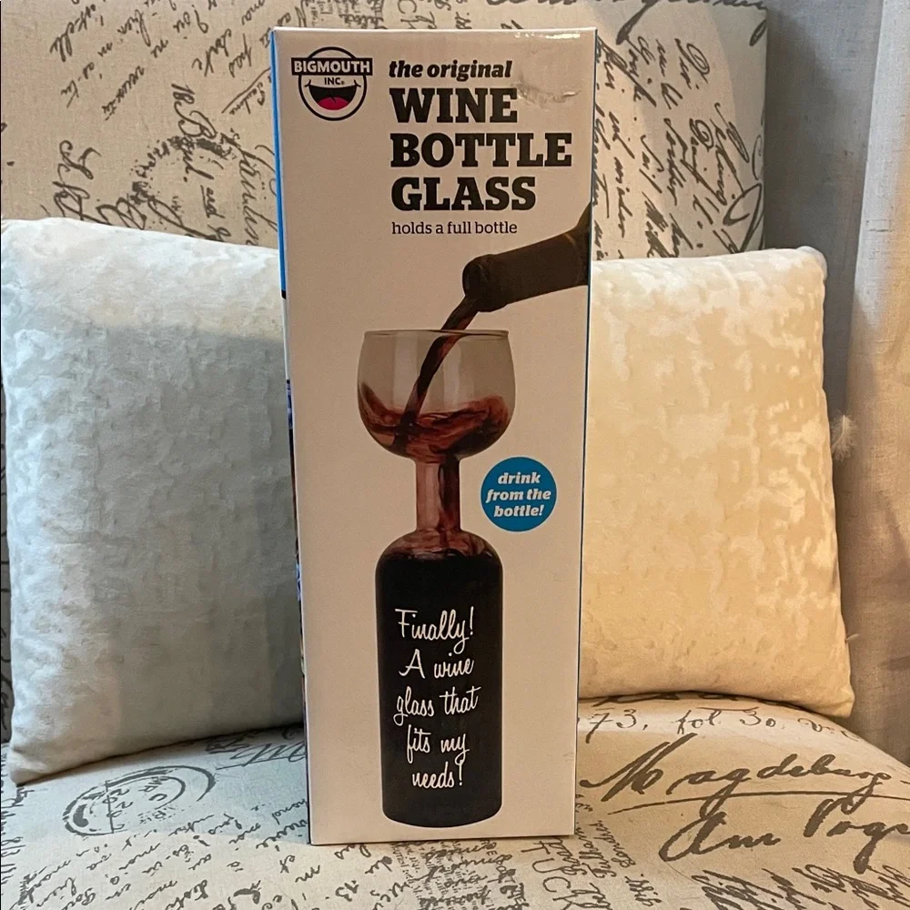 BigMouth Inc. Wine Bottle Glass - NIB - Picture 4 of 12